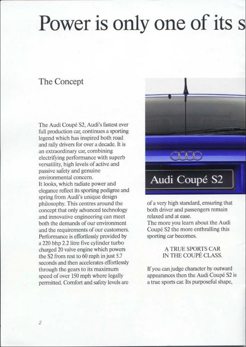 1992 – Coupe S2 (UK) Preview Page 2