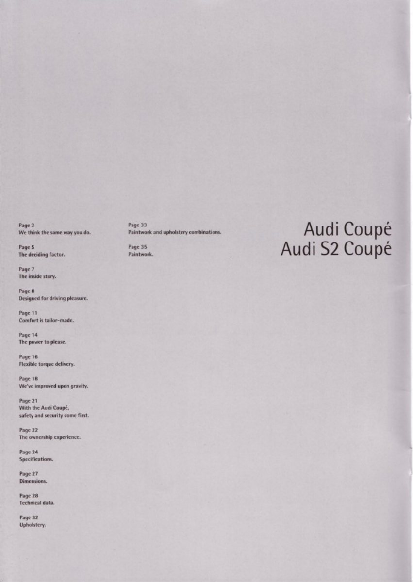 1995 – Coupe & S2 (UK) Preview Page 2