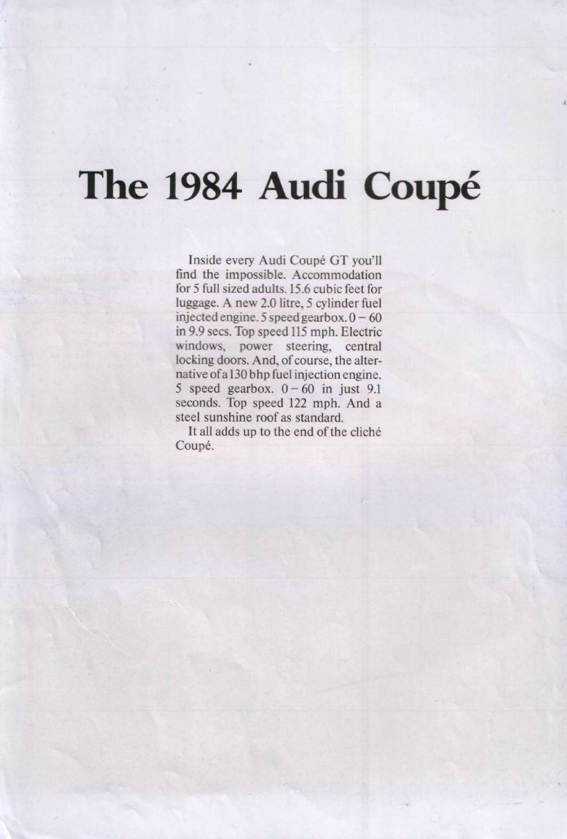 1984 – Coupe (UK) Preview Page 2