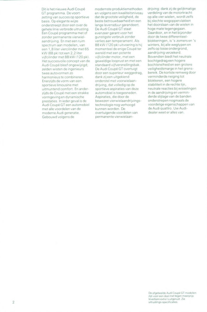 1987 – Coupe GT (NL) Preview Page 2