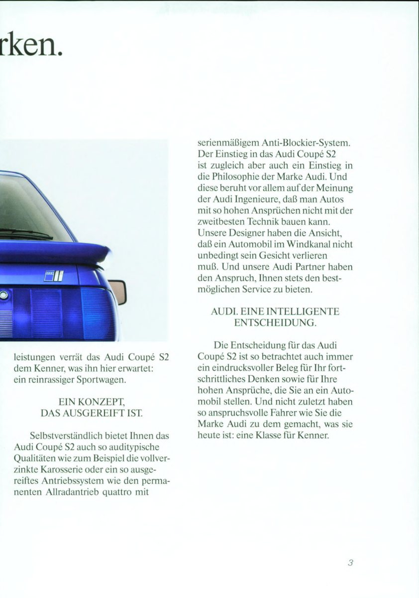 1991 – Coupe S2 (DE) Preview Page 3