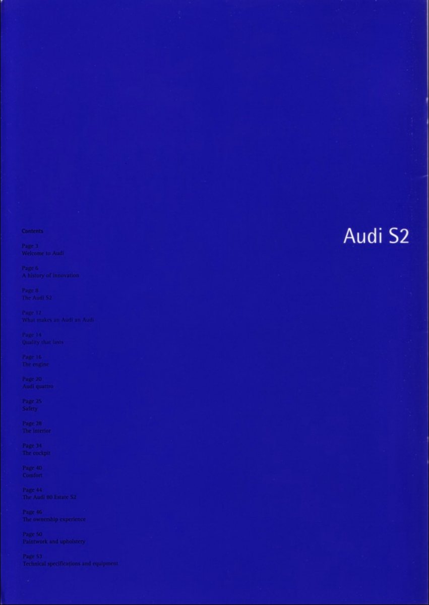 1994 – Coupe & Avant S2 (UK) Preview Page 2