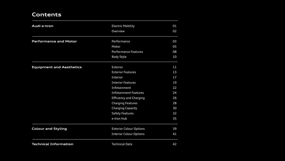 2021 – e-tron & Sportback (IN) Preview Page 2