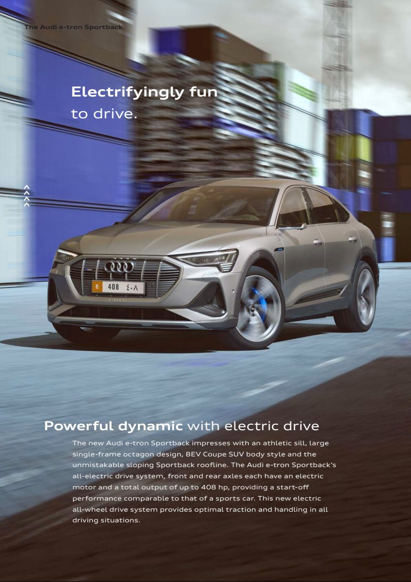 2022 – e-tron Sportback (ME) Preview Page 2