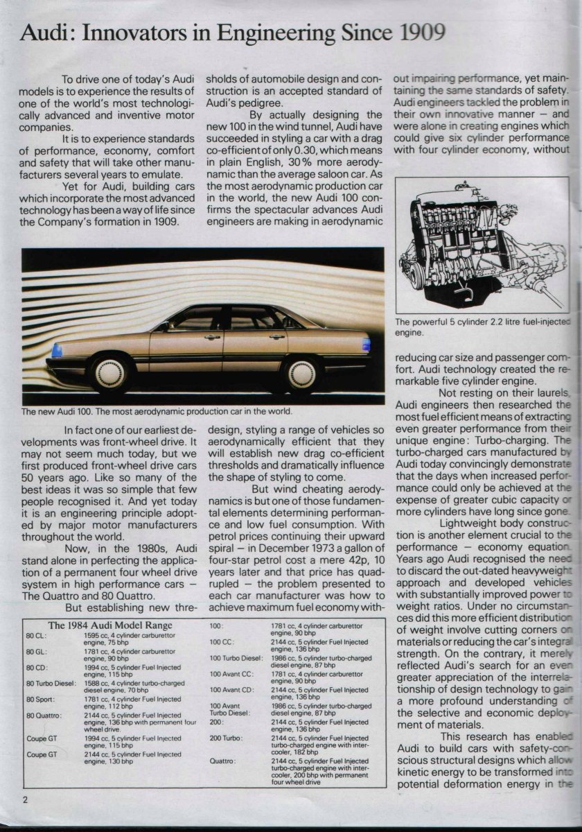1984 – Model Range (UK) Preview Page 2