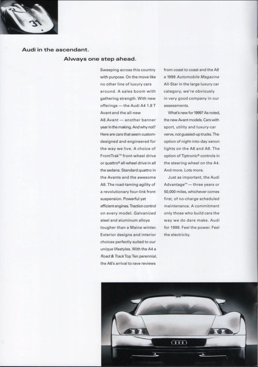1999 – Model Range (US) Preview Page 4