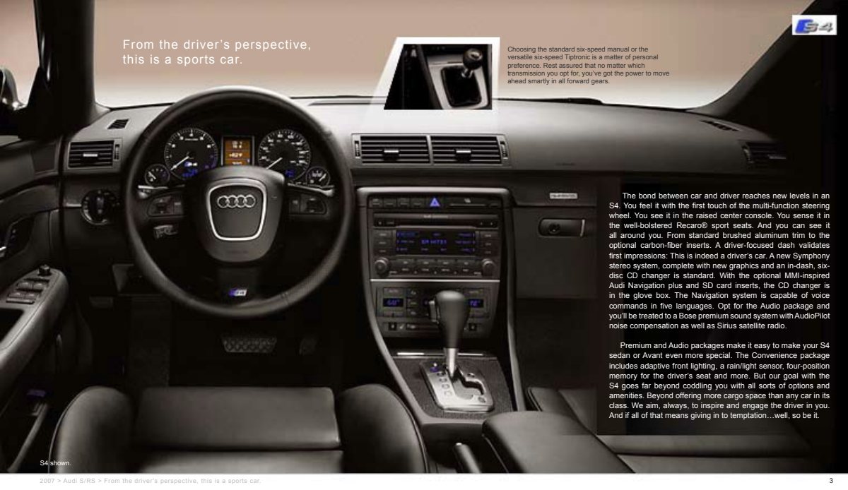 2007 – S & RS Model Range (US) Preview Page 3