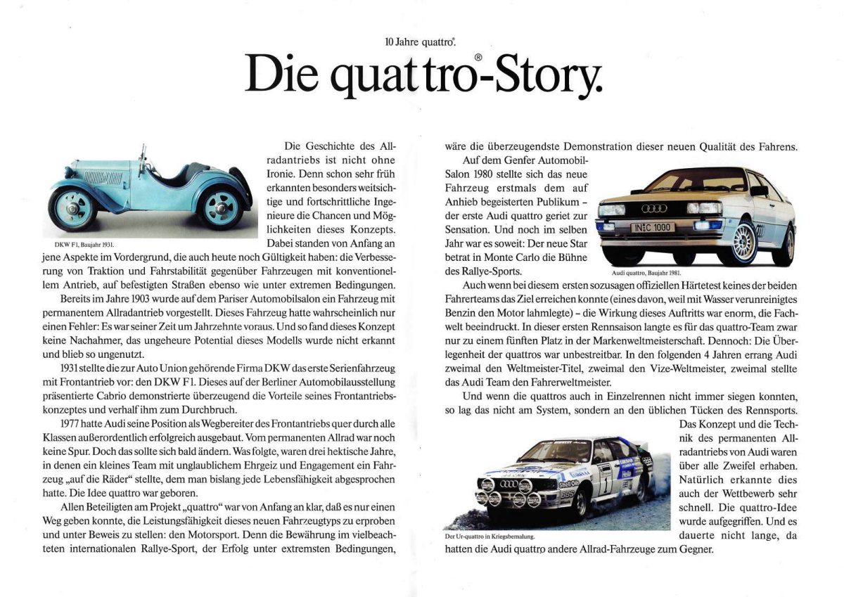 1990 – Quattro Range 10th Edition (CH) Preview Page 2