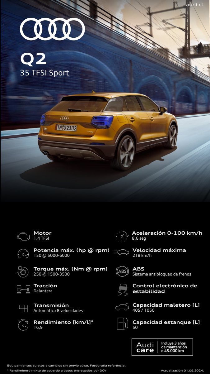 2025 – Q2 35 TFSi Sport (CL) Preview Page 1