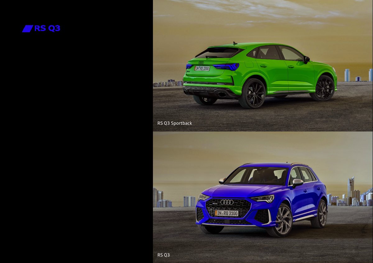 2021 – RS Q3 & Sportback (ZA) Preview Page 2