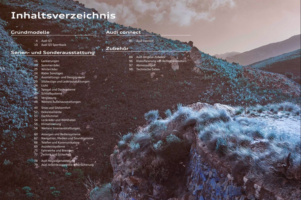 2025 – Q3 & Sportback (DE) Preview Page 2