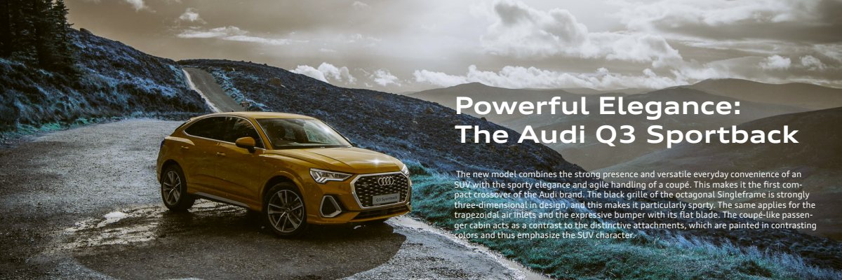 2020 – Q3 & Sportback (IE) Preview Page 3