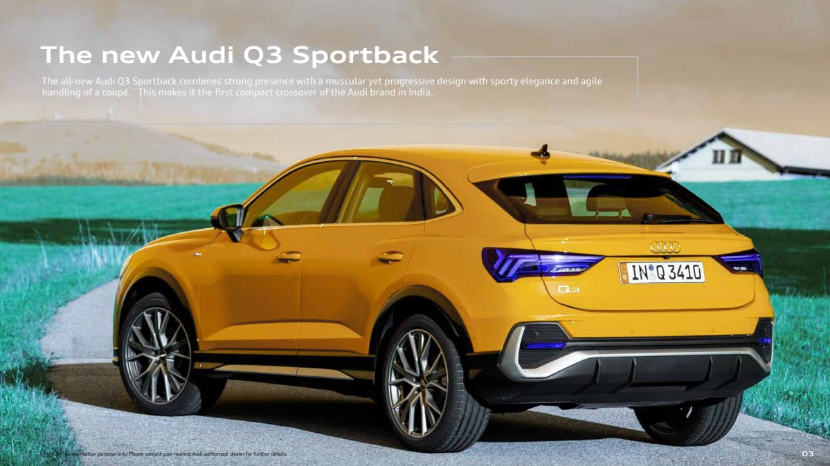 2024 – Q3 Sportback (IN) Preview Page 4
