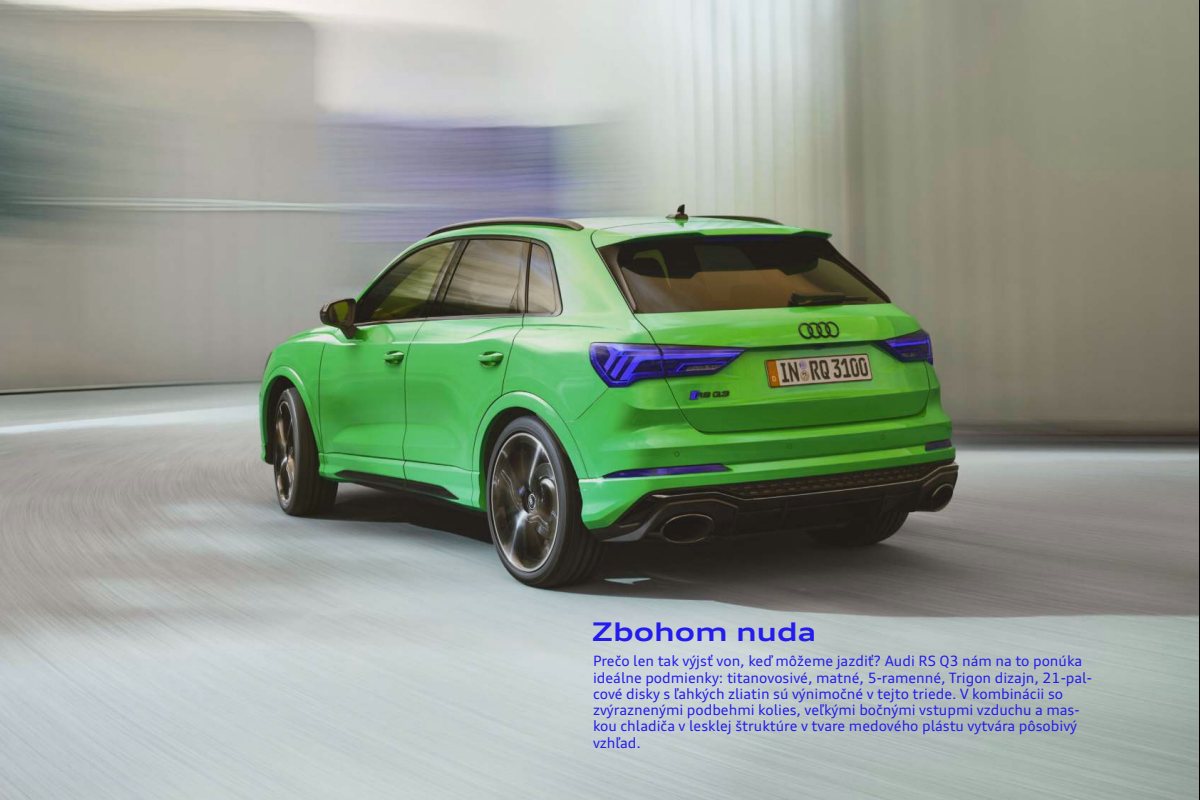 2021 – RS Q3 & Sportback (SK) Preview Page 5