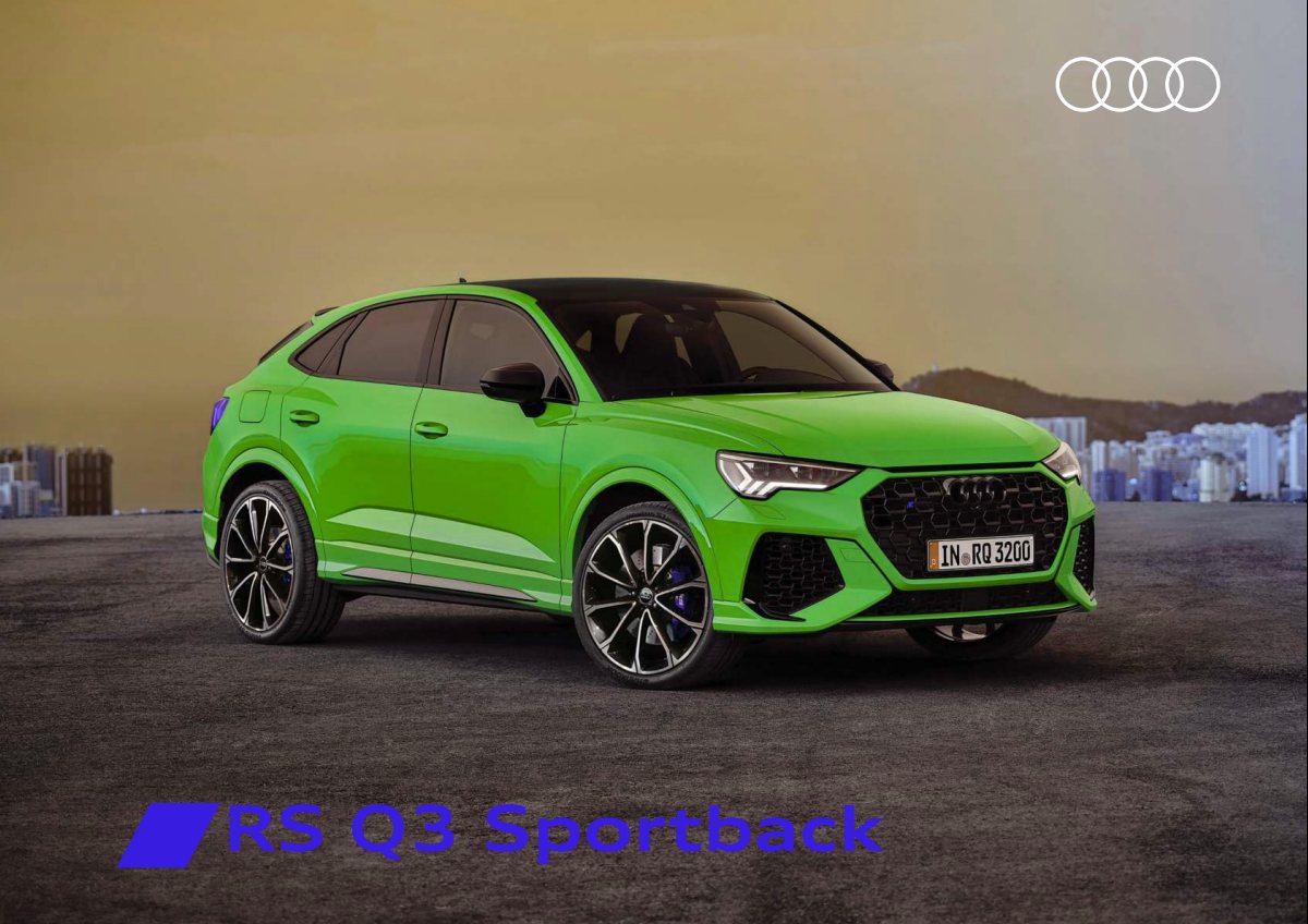 2023 – RS Q3 Sportback (TH) Preview Page 1
