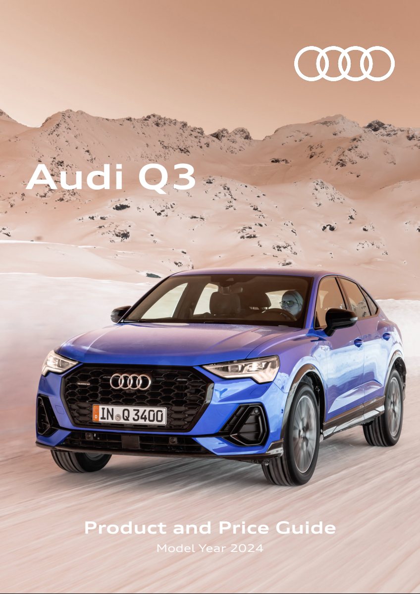 2024 – Q3 & Sportback (IE) Preview Page 1