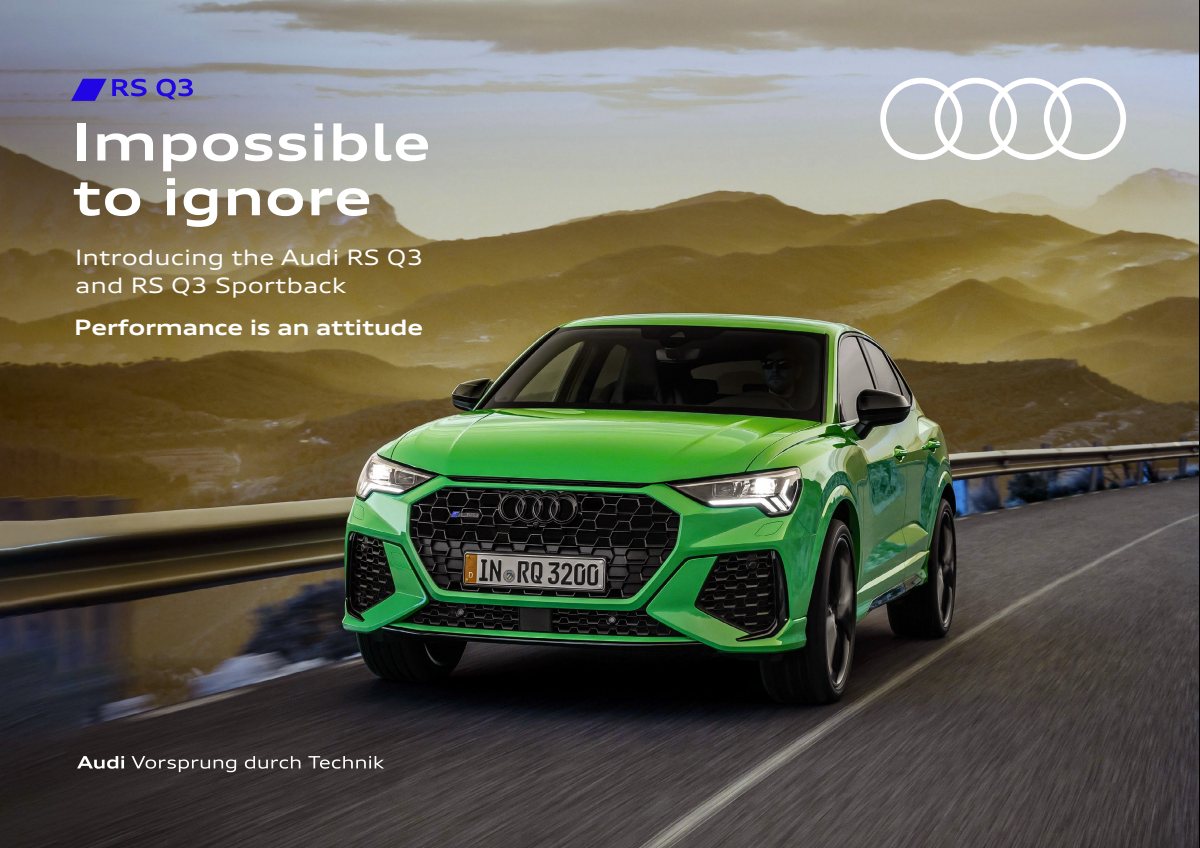 2024 – RS Q3 & Sportback (ZA) Preview Page 1
