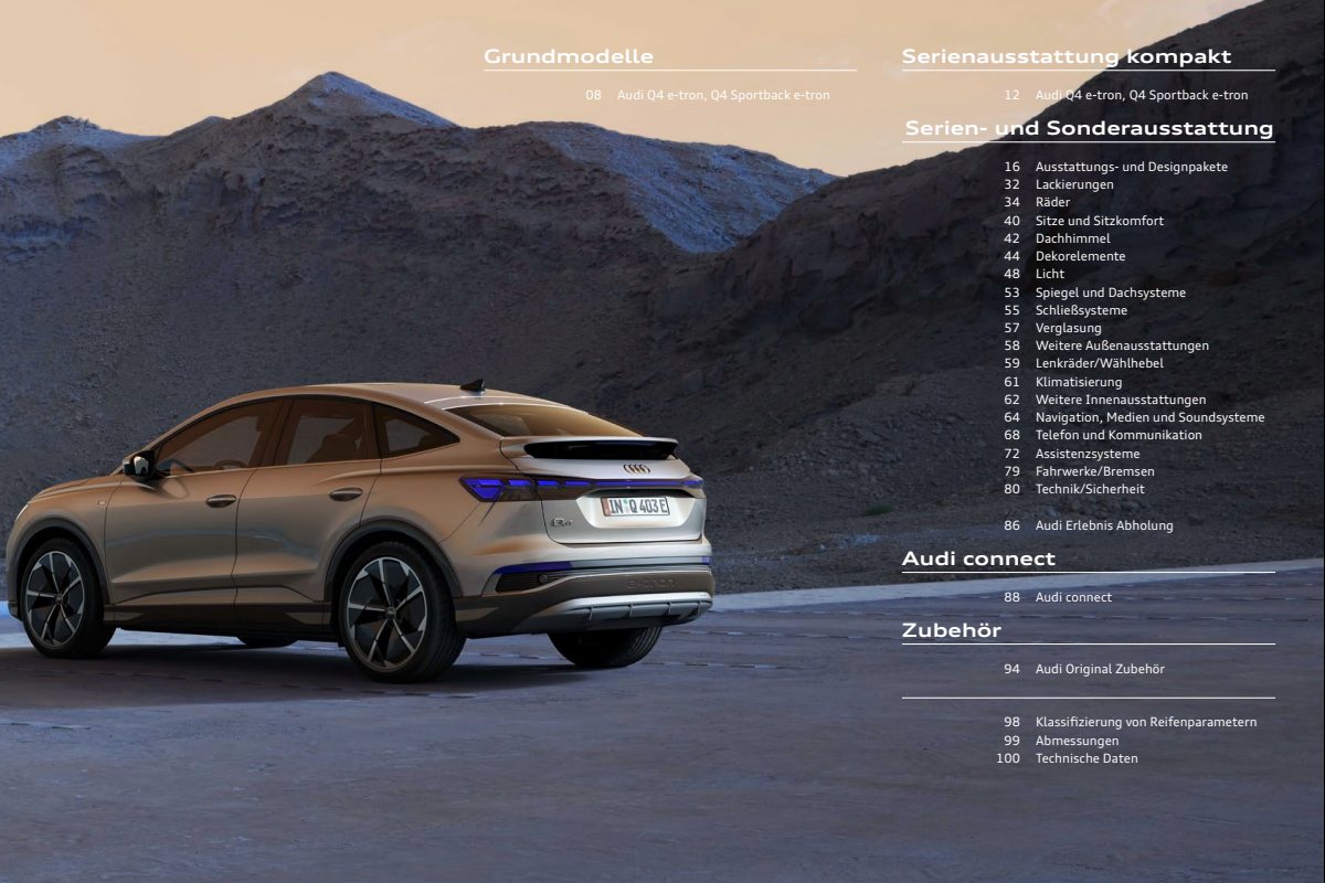 2023 – Q4 e-tron & Sportback (DE) Preview Page 3