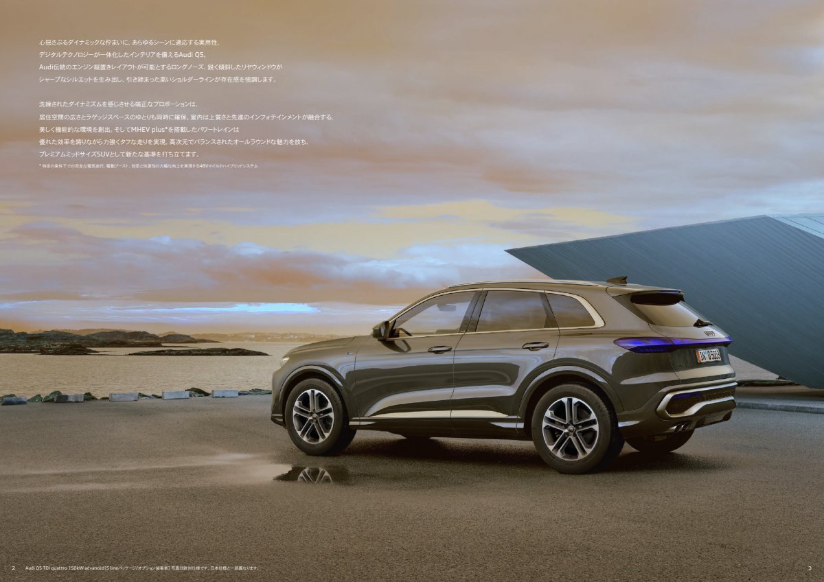2025 – Q5 & Sportback (JP) Preview Page 2