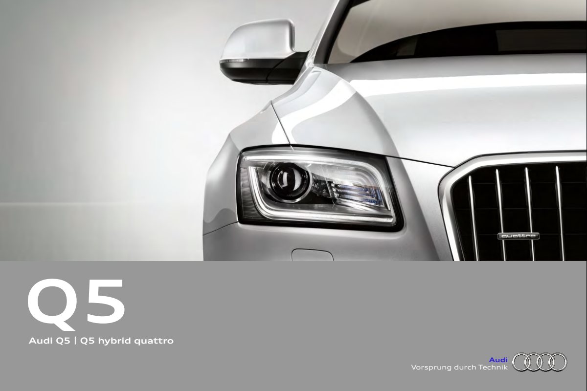 2012 – Q5 & Q5 Hybrid (DE) Preview Page 1