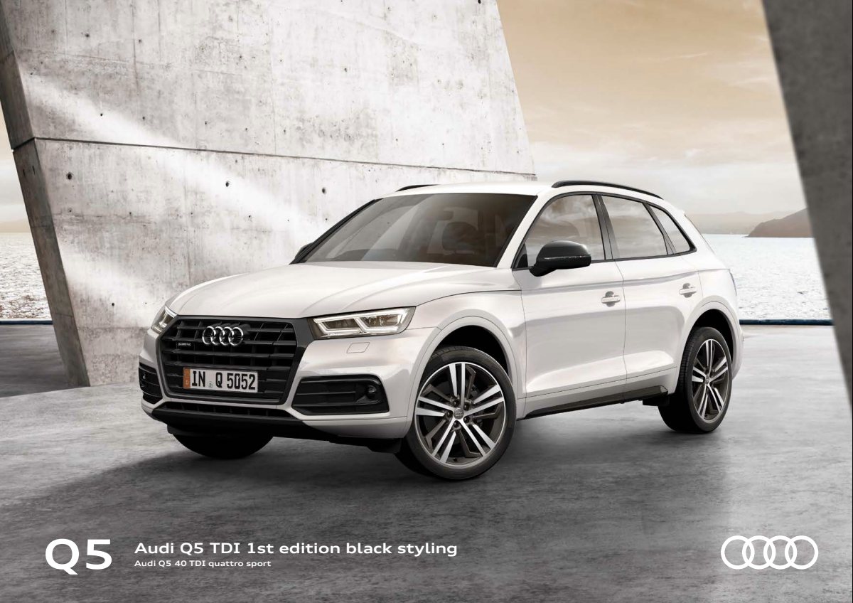 2019 – Q5 TDi First Edition (JP) Preview Page 1