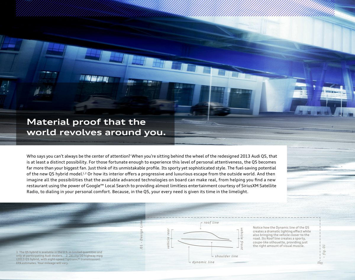 2013 – Q5 & Q5 Hybrid (US) Preview Page 2