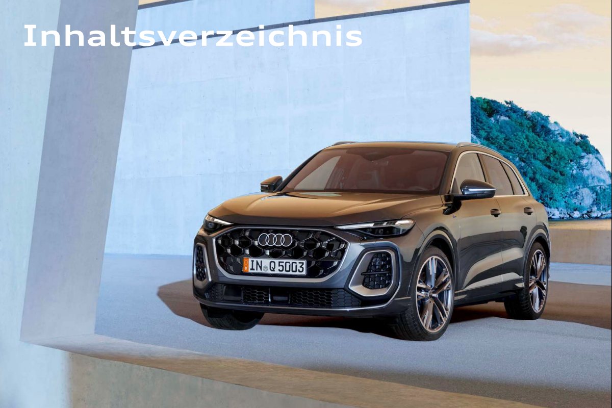 2025 – Q5 & Sportback (DE) Preview Page 2
