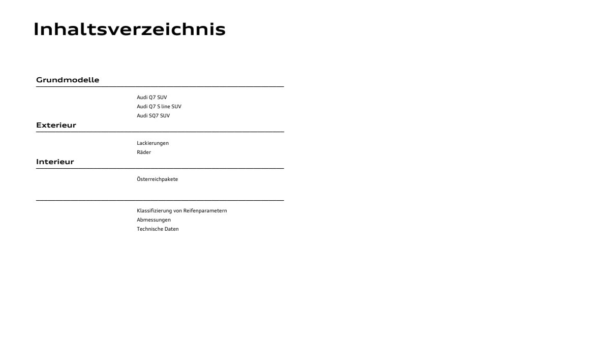 2024 – Q7 & SQ7 (AT) Preview Page 3