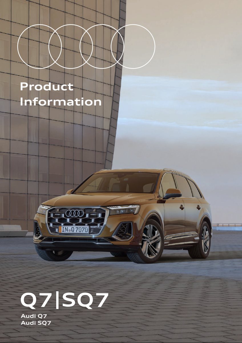 2025 – Q7 & SQ7 (JP) Preview Page 1