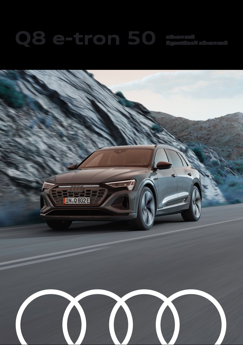 2024 – Q8 e-tron & Sportback 50 (MY) Preview Page 1