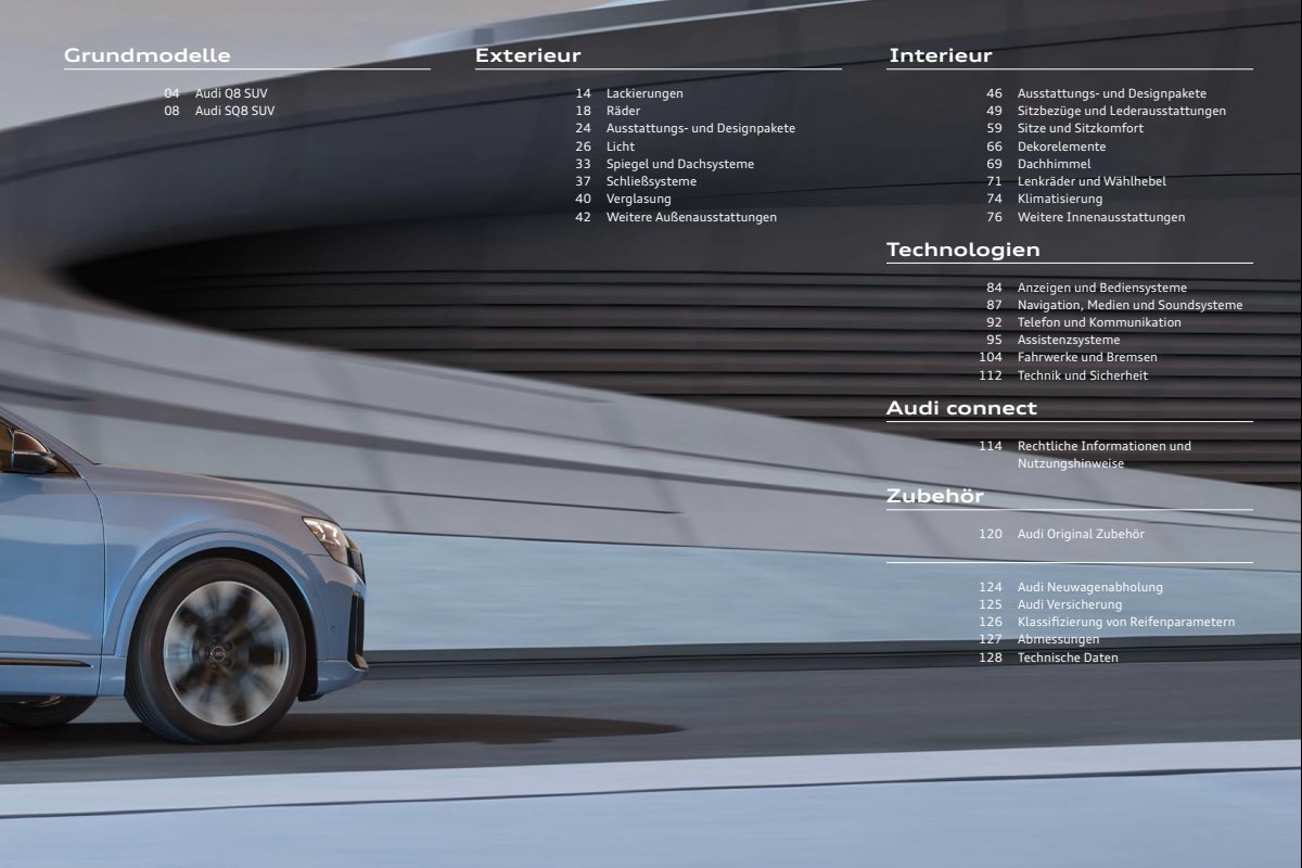 2023 – Q8 & SQ8 (DE) Preview Page 3