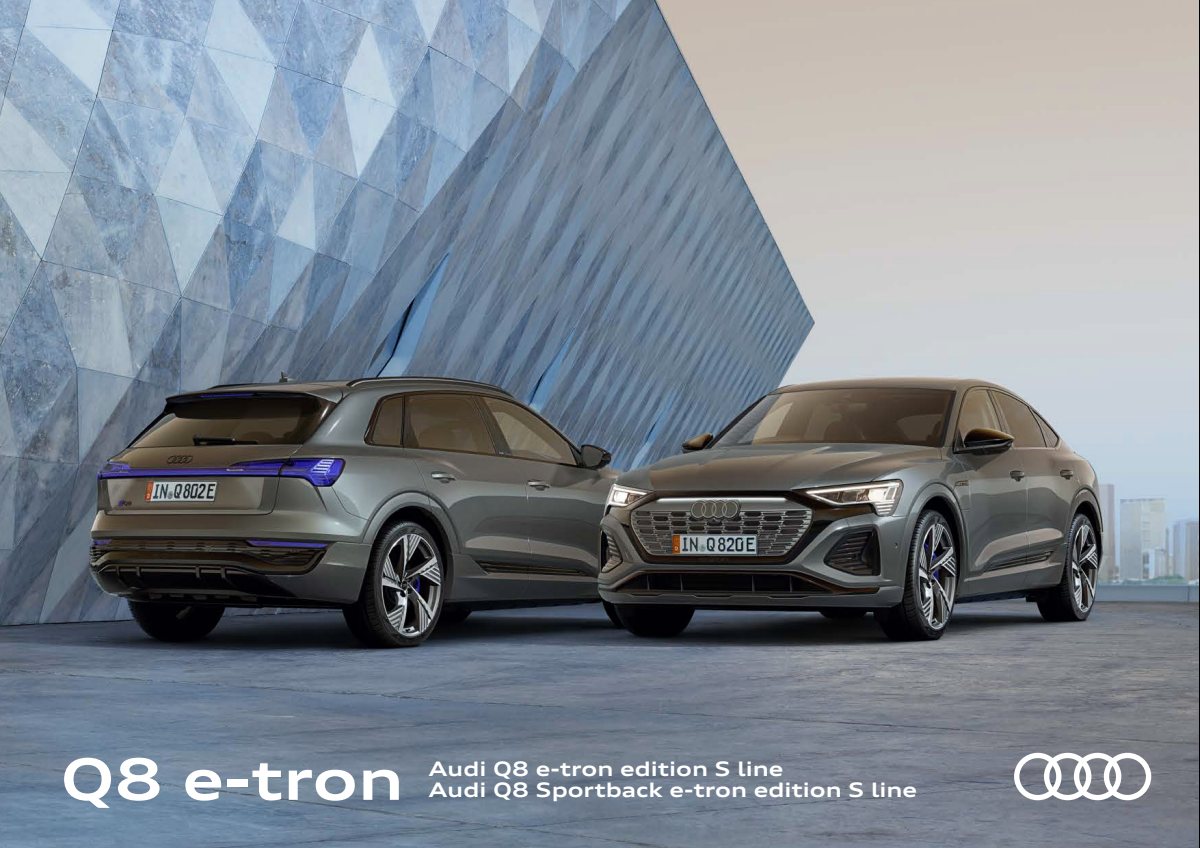 2024 – Q8 e-tron & Sportback S Line (JP) Preview Page 1