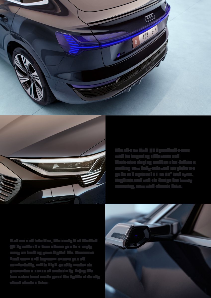 2023 – Q8 Sportback e-tron (ME) Preview Page 2
