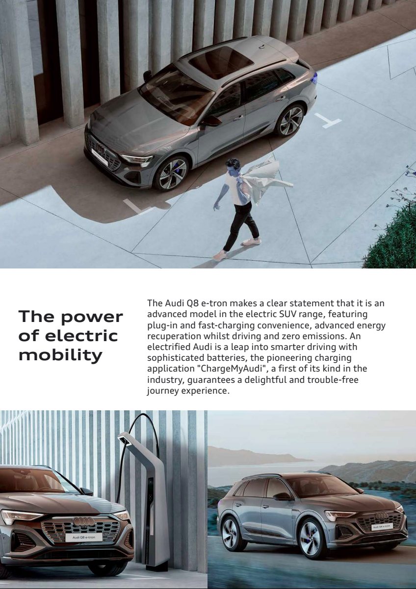 2025 – Q8 e-tron & Sportback (IN) Preview Page 2