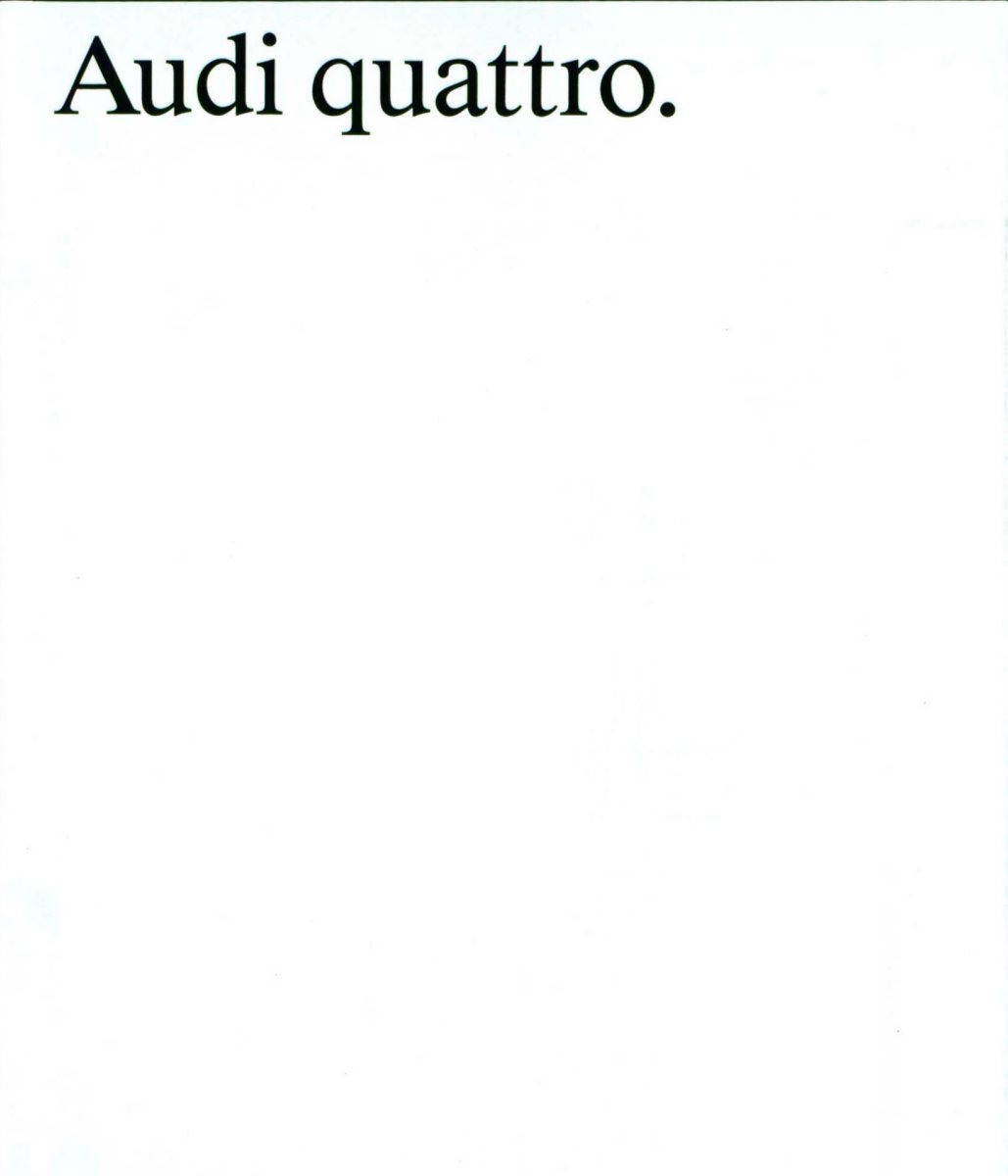 1988 – Quattro (NL) Preview Page 1