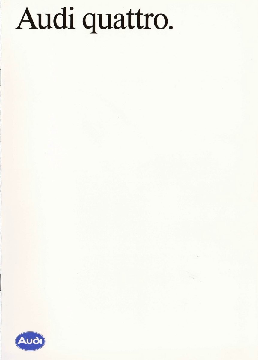 1986 – Quattro (DE) Preview Page 1