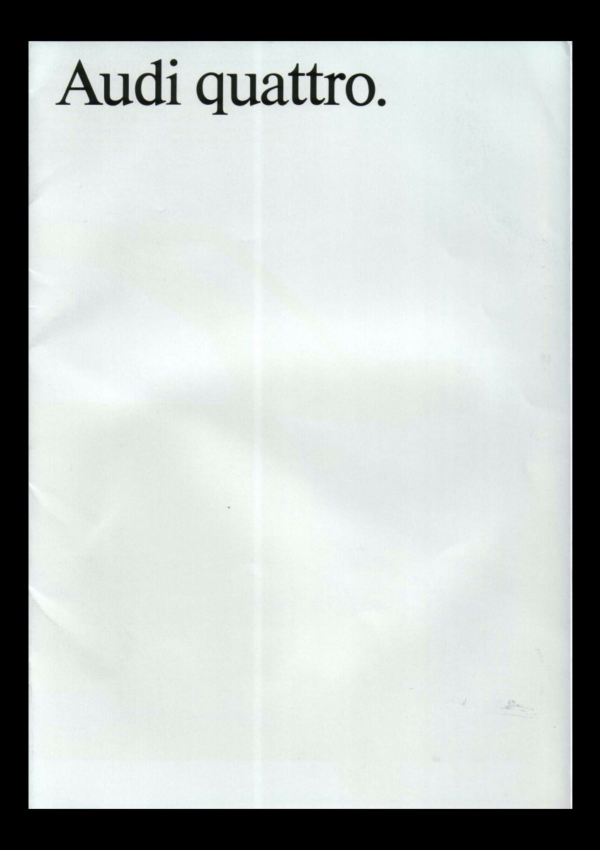 1988 – Quattro (UK) Preview Page 1