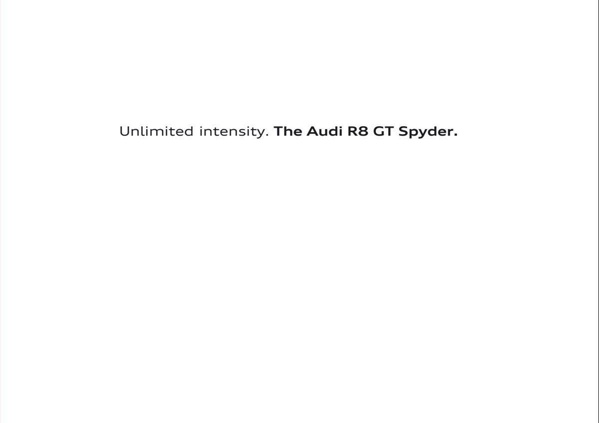 2011 – R8 GT Spyder (INT) Preview Page 3
