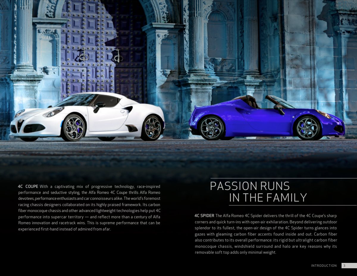 2017 – 4C Coupe & Spider (US) Preview Page 3