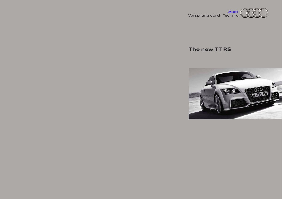 2009 – TT RS (AU) Preview Page 1