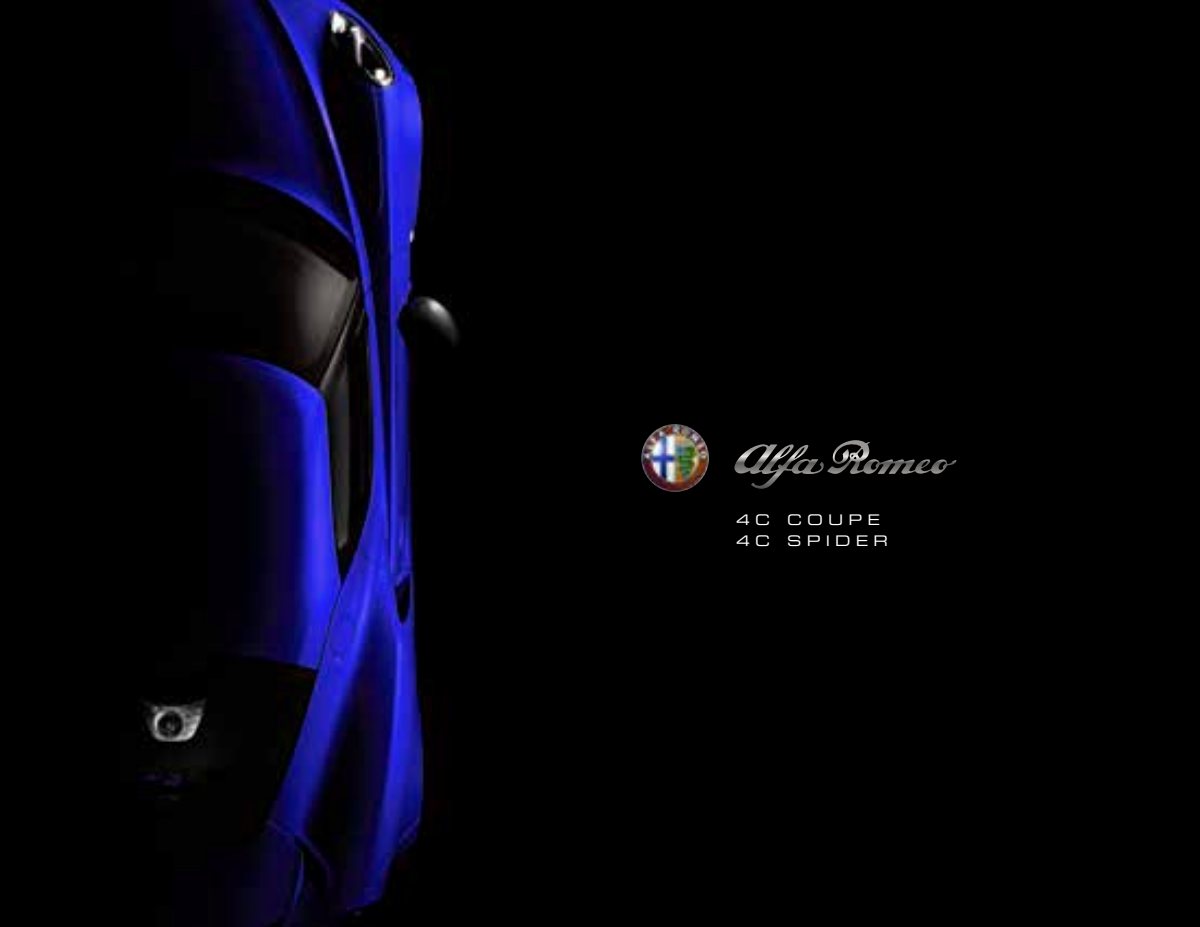 2016 – 4C Coupe & Spider (US) Preview Page 1