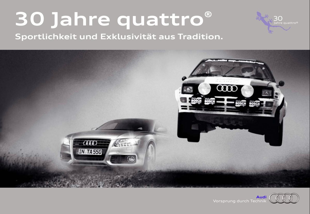 2010 – Quattro 30 Years (DE) Preview Page 1