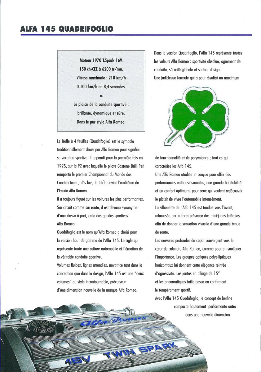 1995 – 145 Quadrifoglio (FR) Preview Page 2