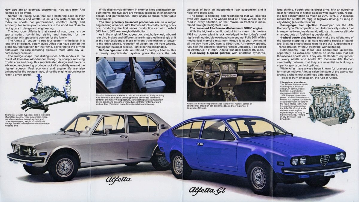 1975 – Alfetta & GT (US) Preview Page 2