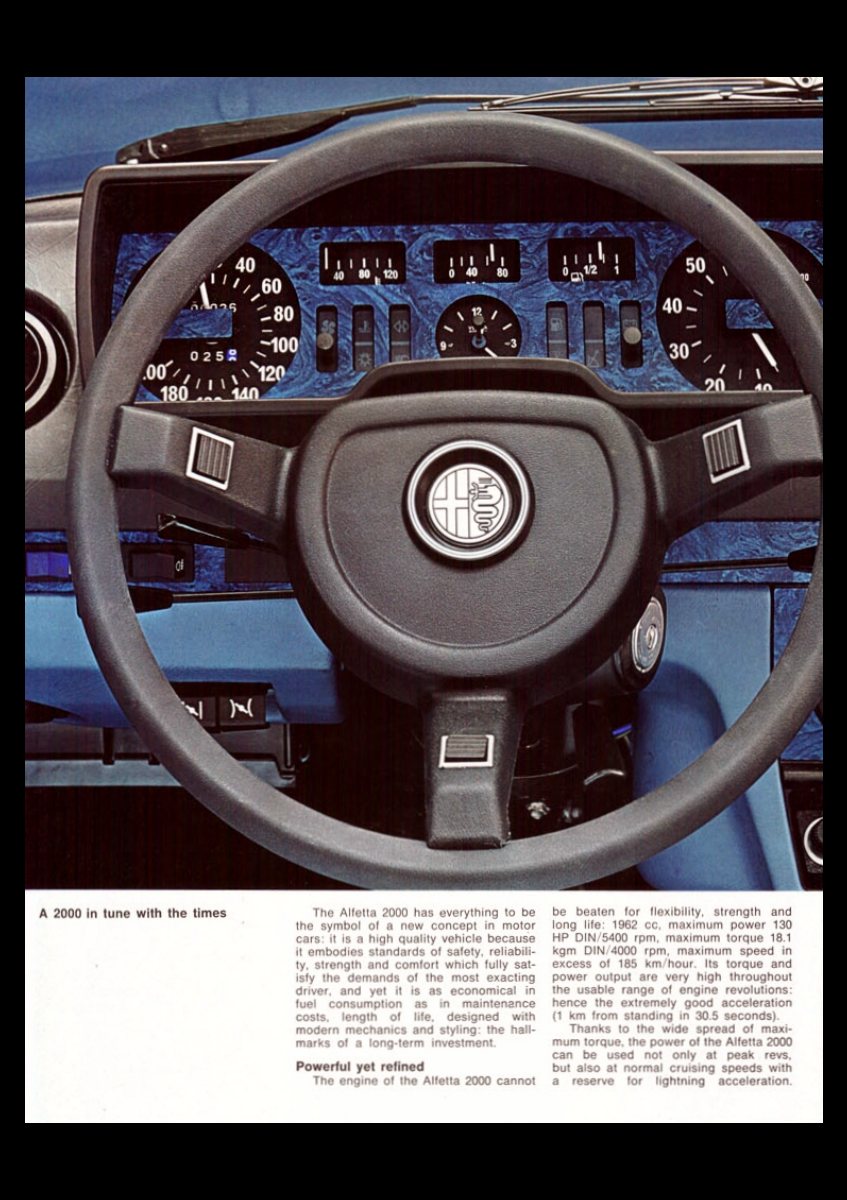 1979 – Alfetta 2000 L (INT) Preview Page 2