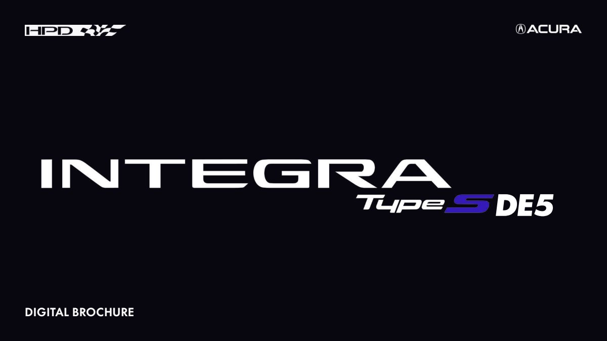 2023 – Integra Type S DE5 (US) Preview Page 2