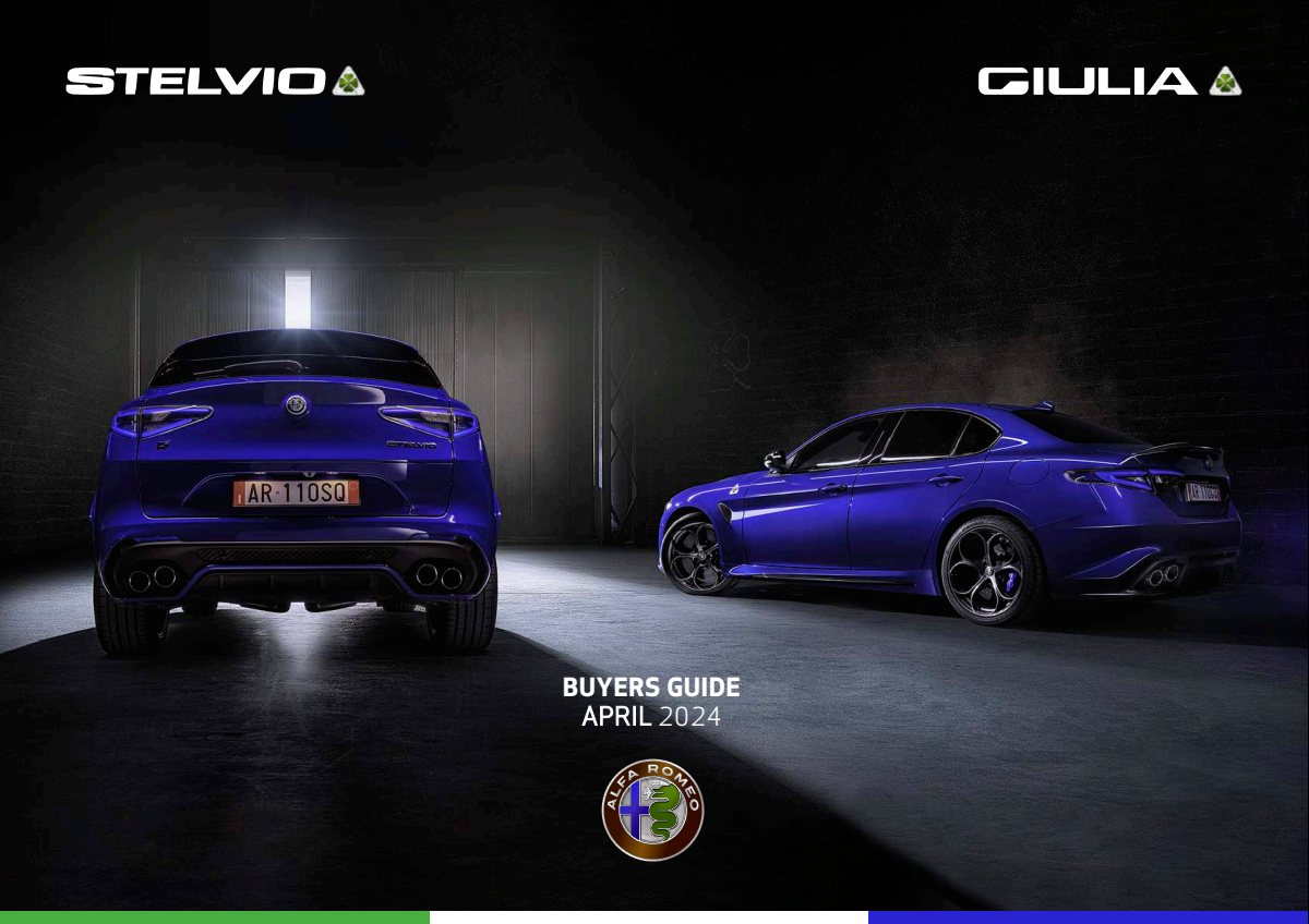 2024 – Giulia & Stelvio Quadrifoglio (NZ) Preview Page 1