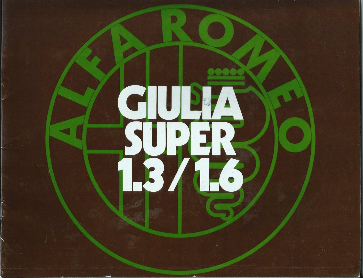 1973 – Giulia Super 1.3 & 1.6 (NL) Preview Page 1