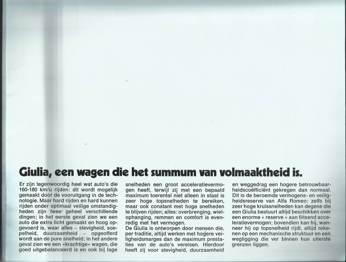 1973 – Giulia Super 1.3 & 1.6 (NL) Preview Page 3