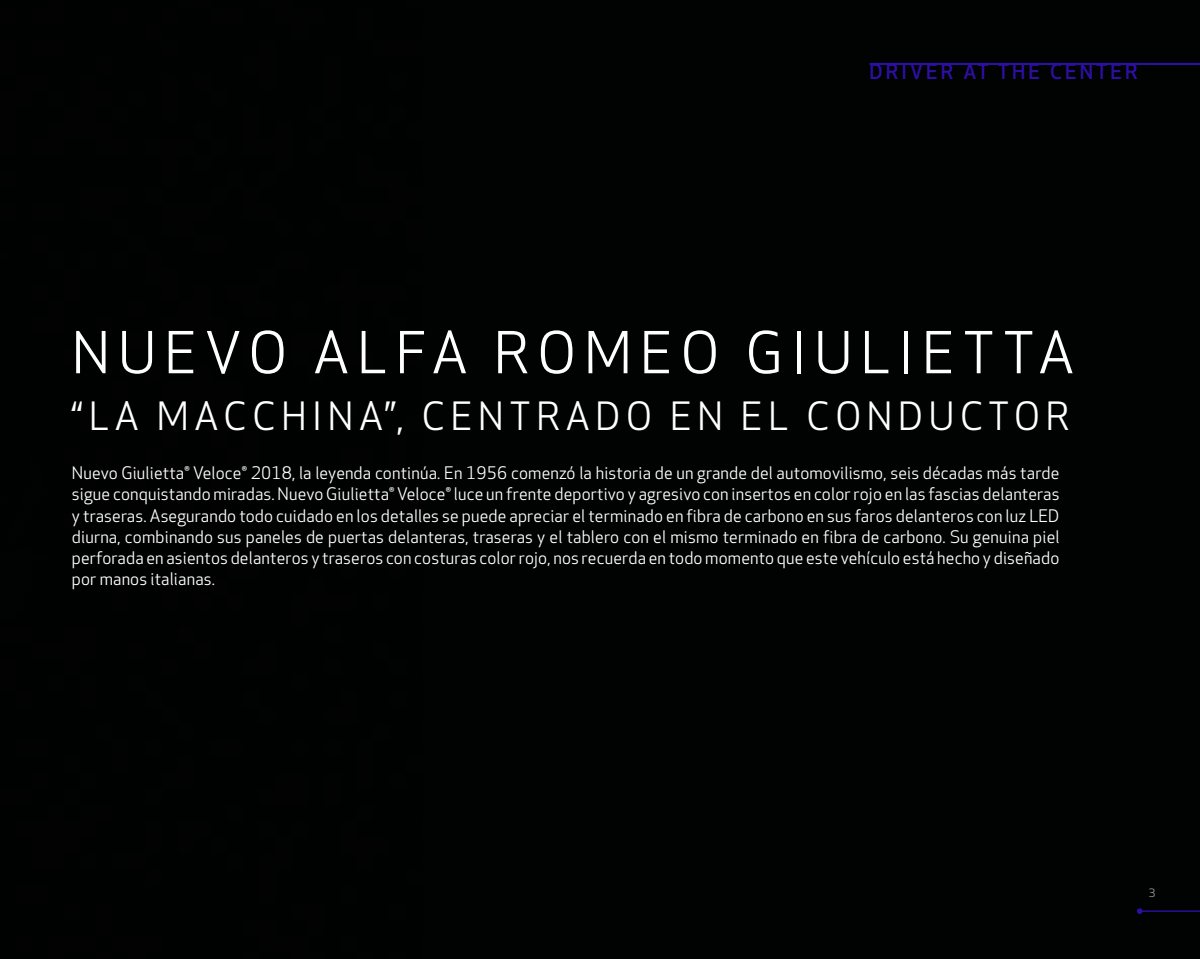 2018 – Giulietta (MX) Preview Page 3